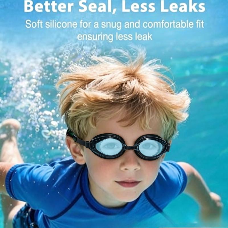 Swim Goggles Anti Fog Uv - 子供用水泳ゴーグル HD防水メガネ 曇り止め・漏れ防止スイムグラス