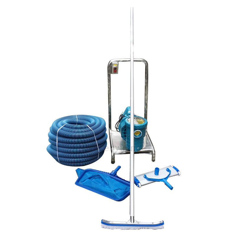 Pool Vacuum Manual - 手動プール掃除機、一人操作の吸引式、別荘の景観プールや魚のいる池用、15mホース付き