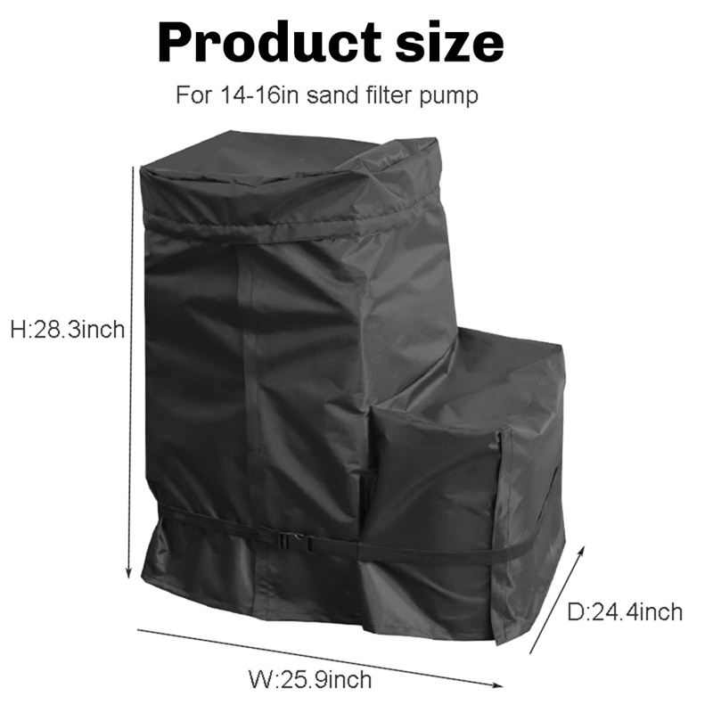 プールポンプカバー 14-16 インチ砂フィルター用 防水屋 - Pool Cover Waterproof のレビューと価格