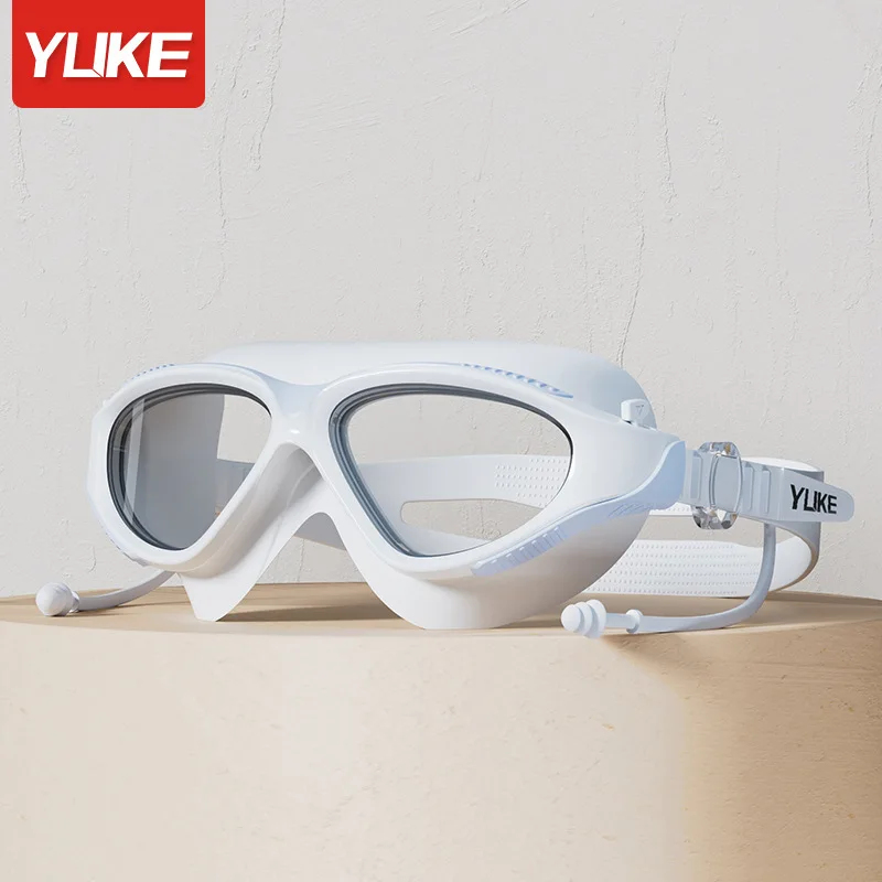 ビッグフレームプロフェッショナル HD 防曇シリコーン水泳ゴ - Swim Goggles Anti Fog Uv のレビューと価格