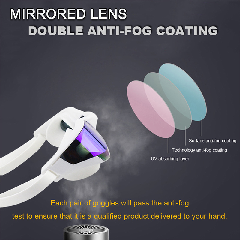 水泳ゴーグル メガネ、プロフェッショナル曇り止め、漏れなし  - Swim Goggles Anti Fog Uv のレビューと価格
