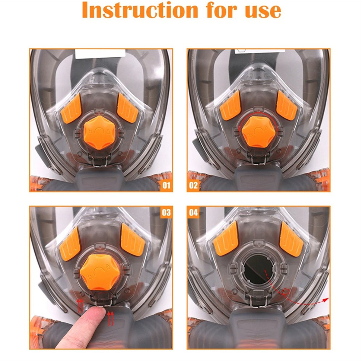 L79A シュノーケルマスク 男女兼用 スキューバ水中用 フ - Snorkel Mask Full Face のレビューと価格