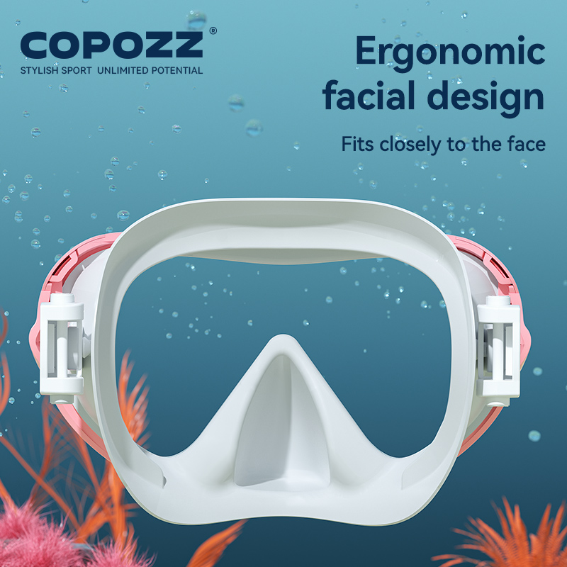 COPOZZ 新しいダイビングマスクフルビジョンマスク水中シ - Snorkel Mask Full Face のレビューと価格