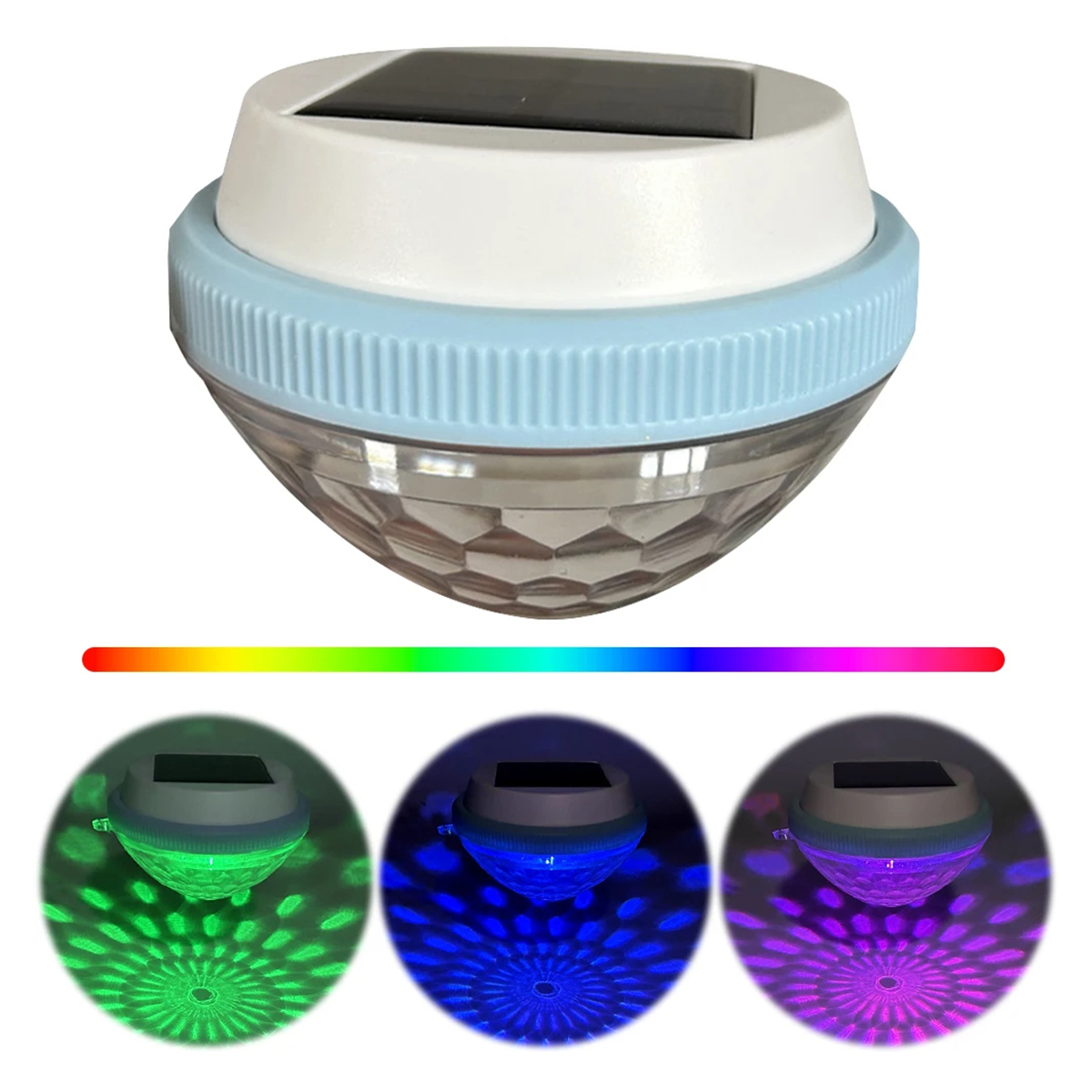 ソーラーフローティングプールライトプールランプ電源付きランプ - Pool Light Solar Rechargeable のレビューと価格