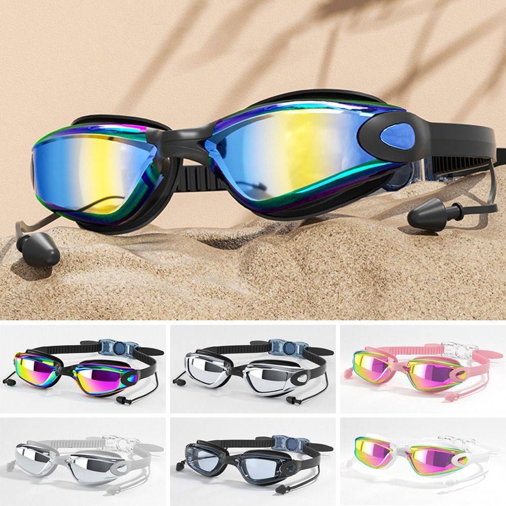 水泳ゴーグルクリエイティブ HD 夏防水防曇ダイビング水泳メ - Swim Goggles Anti Fog Uv のレビューと価格